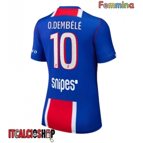 Paris Saint-Germain Ousmane Dembele #10 Prima Maglia Femmina 2026-27 Manica Corta